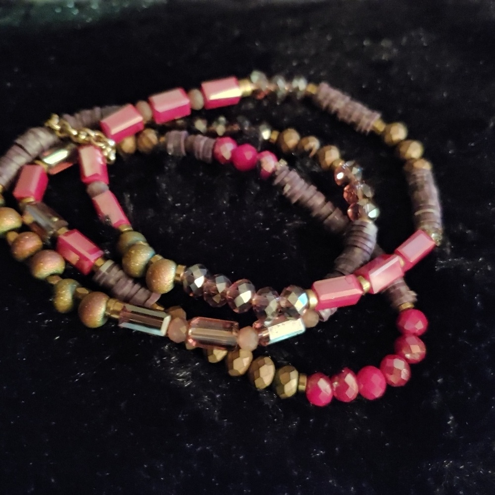 3/$25 ⚡Set of 3 stretch beaded bracelets